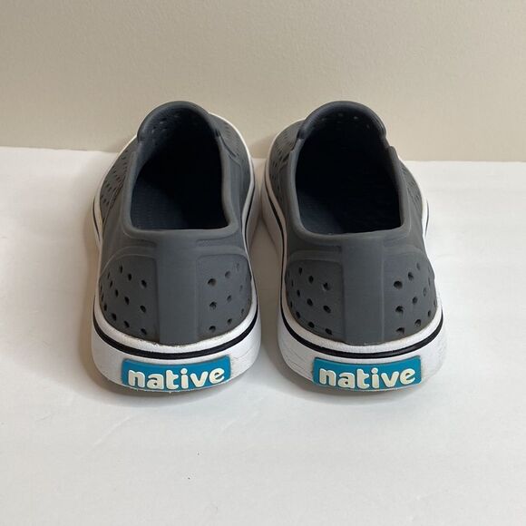 Native Shoes Miles Dublin Grey Slip On Shoe - Picture 8 of 10